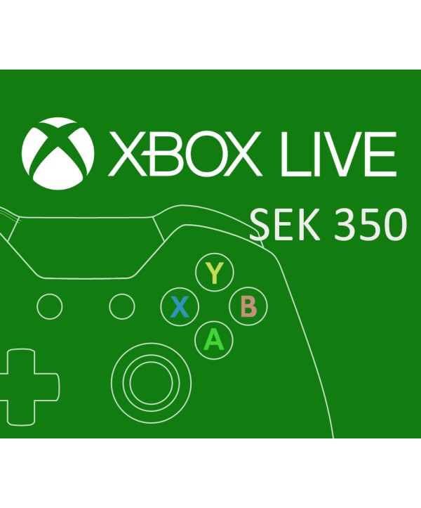 XBOX Live 350 SEK Prepaid Card SE Xbox One Key EUROPE
